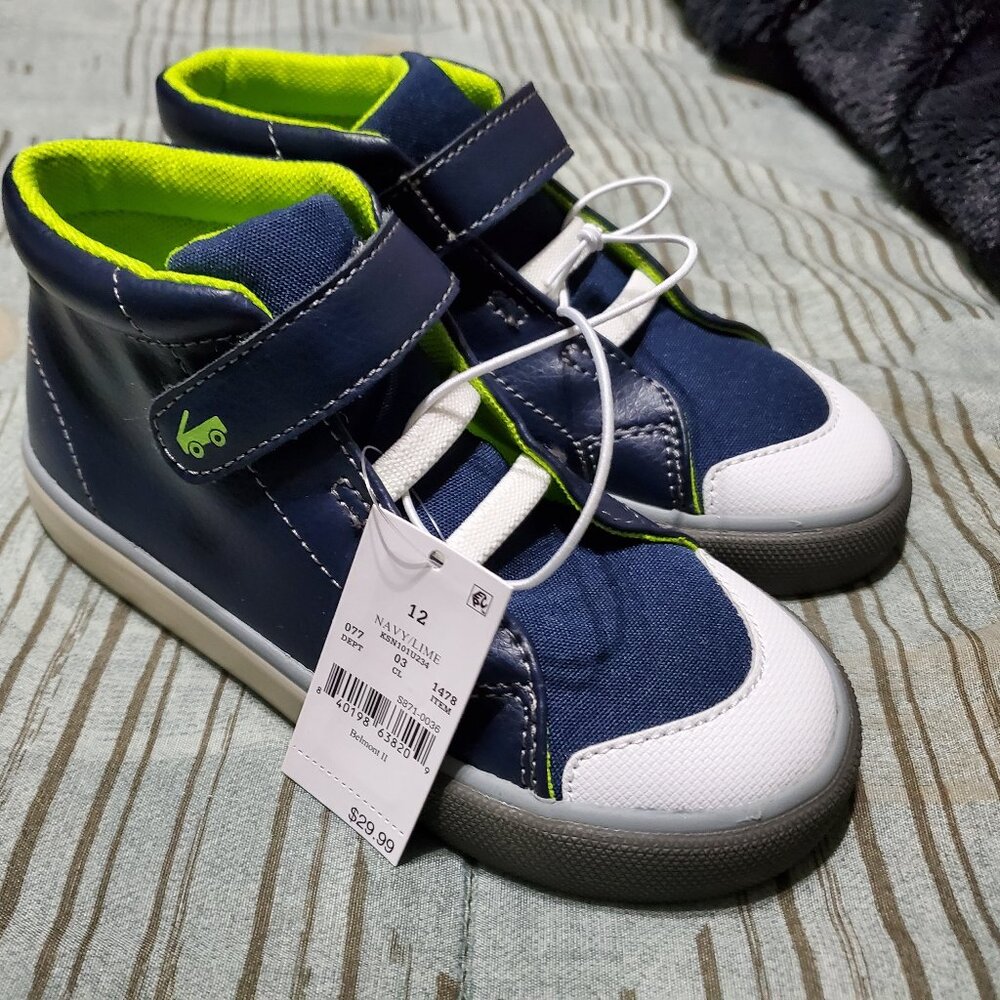 See Kai Run ~ Kids Blue High Tops ~ Size 12